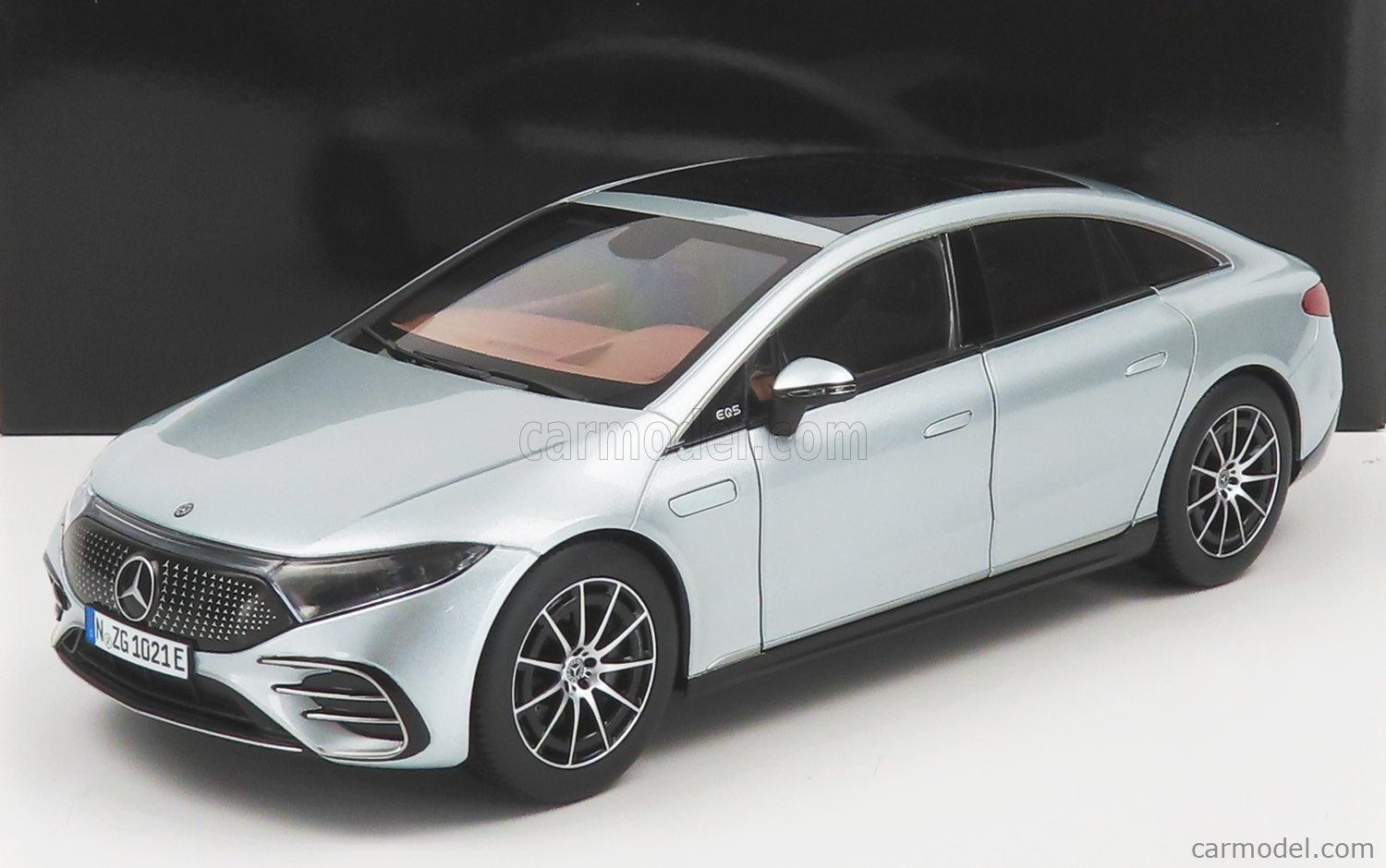 1/18 NZG Mercedes-Benz EQS (Silver) Diecast Car Model