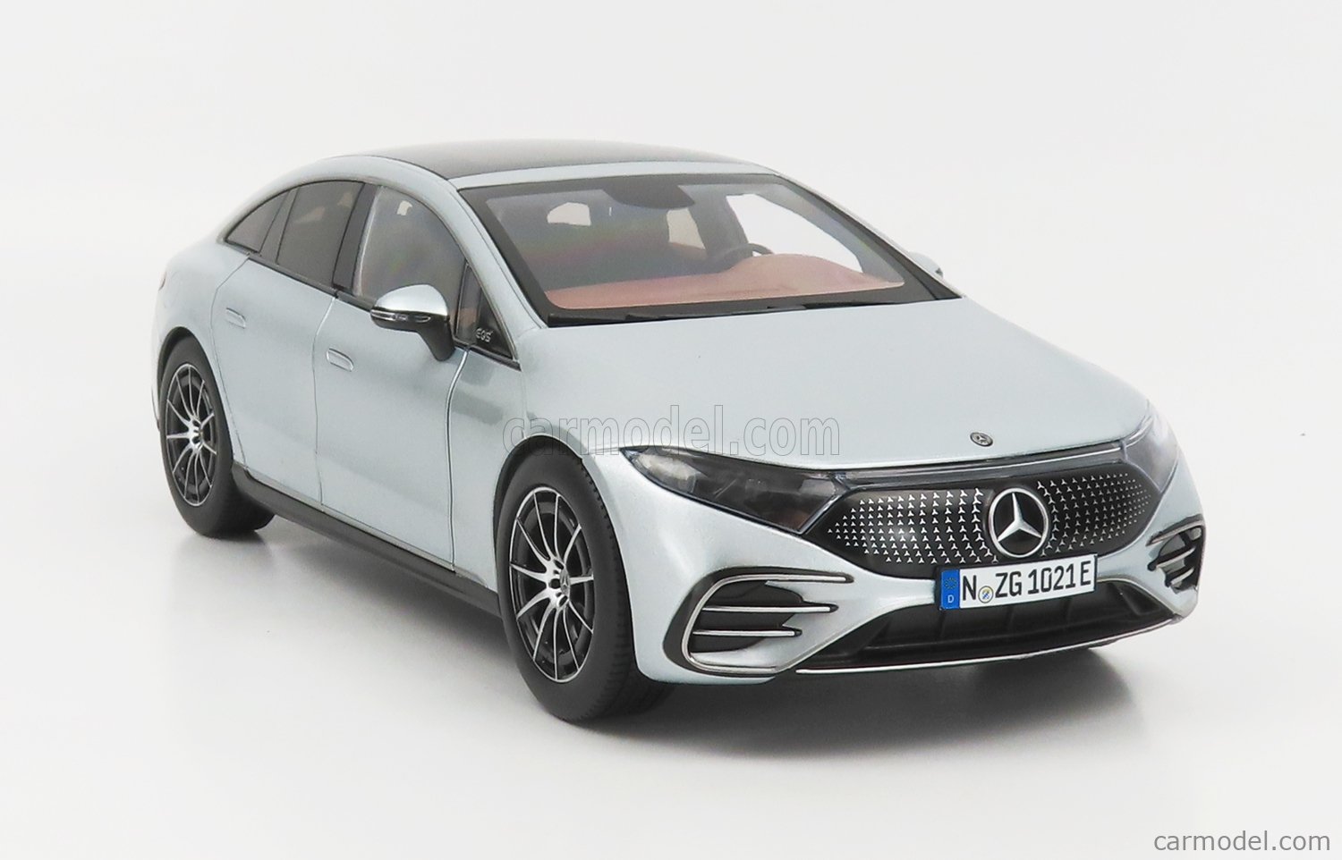 1/18 NZG Mercedes-Benz EQS (Silver) Diecast Car Model