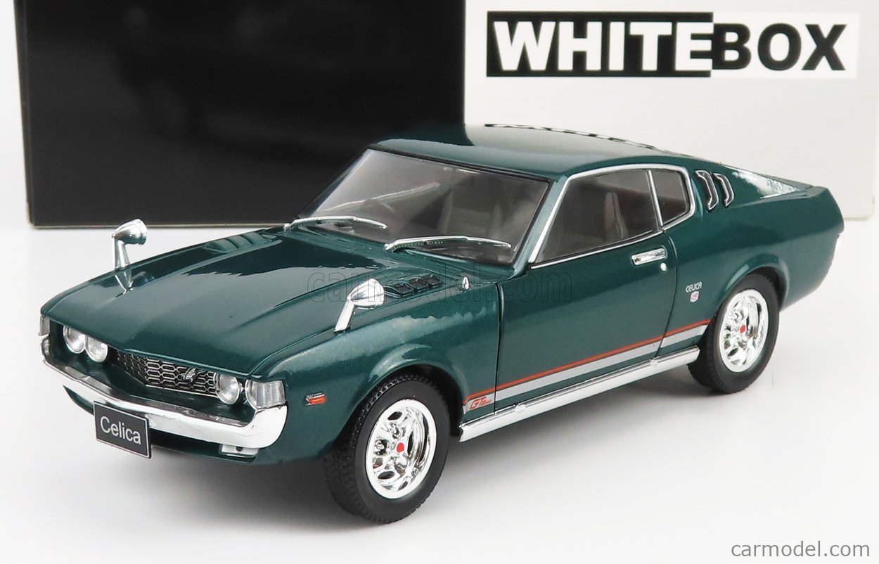 WHITEBOX WB124142-O Scale 1/24  TOYOTA CELICA LB 2000 GT COUPE RHD 1973 GREEN