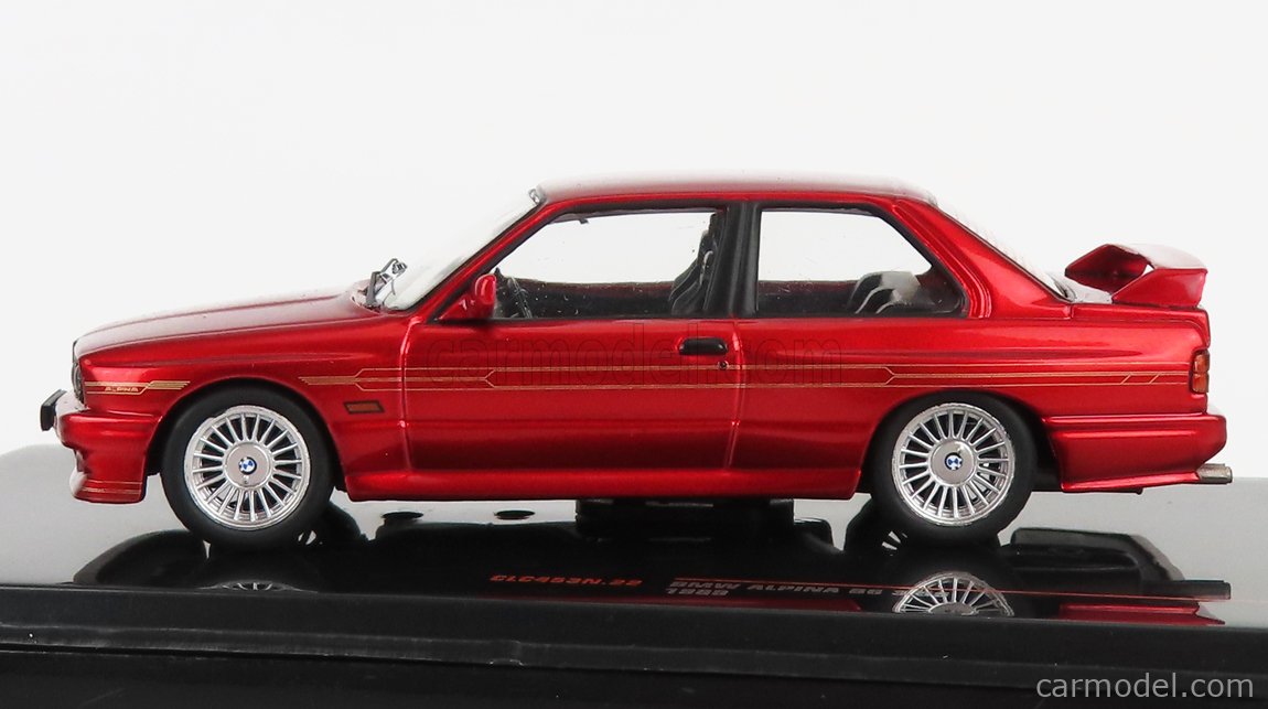 IXO-MODELS CLC453N.22 Scale 1/43  BMW 3-SERIES M3 (E30) ALPINA B6 3.5S 1989 RED MET
