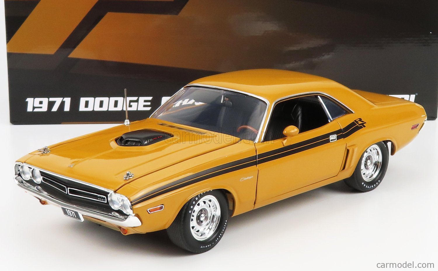 ACME-MODELS A1806023 Scale 1/18  DODGE CHALLENGER R/T 425 HEMI COUPE 1971  OCHRE
