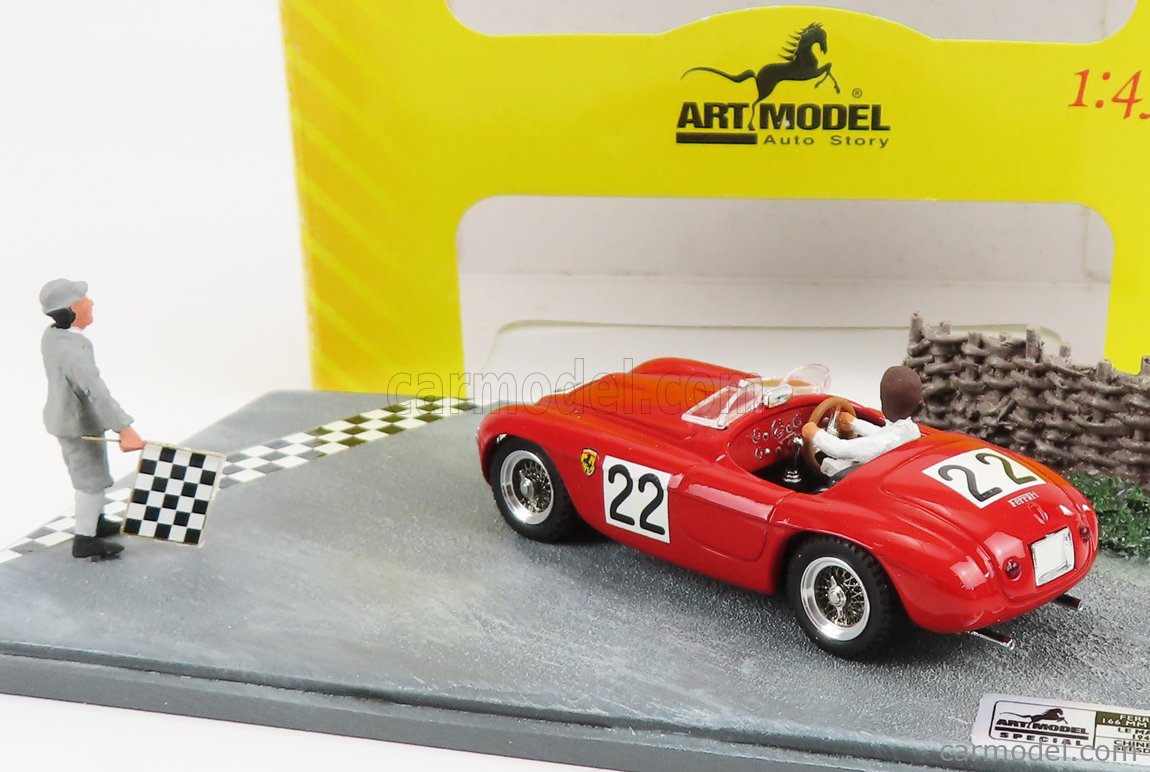 BBR フェラーリ166MM 1949年 ル・マン優勝 No.22 レッド BBR
