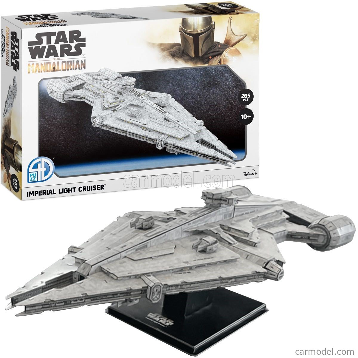 4D-CITYSCAPE CTY 51403 Scale 1/492  PUZZLE KIT PUZZLE 4D IN CARTONCINO  ASTRONAVE STAR WARS MANDALORIAN IMPERIAL LIGHT CRUISER CM. 20x66x29 - 265  PEZZI - 265 PIECES /