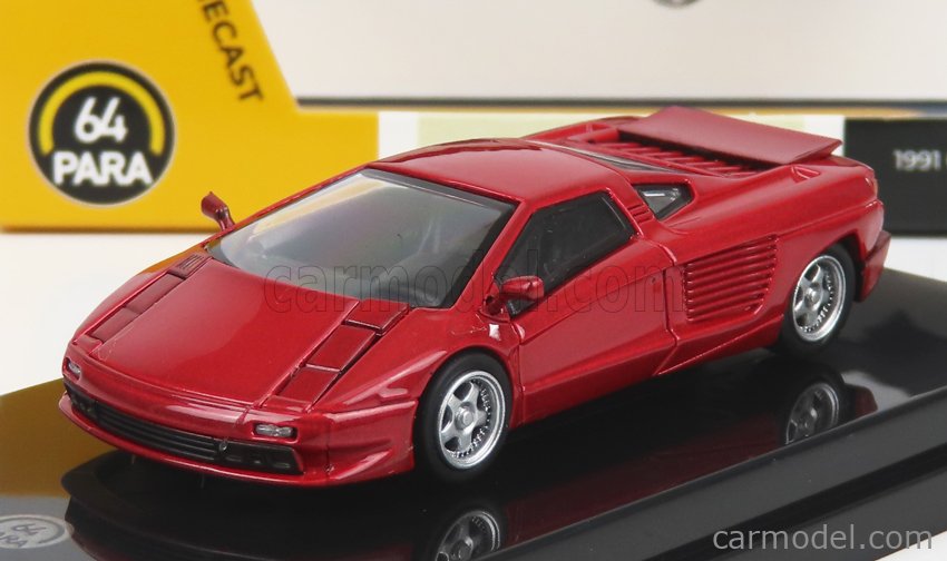 PARAGONMODELS PA55483 Escala 1/64 CIZETA V16T LHD 1991 ROSSO DIABLO