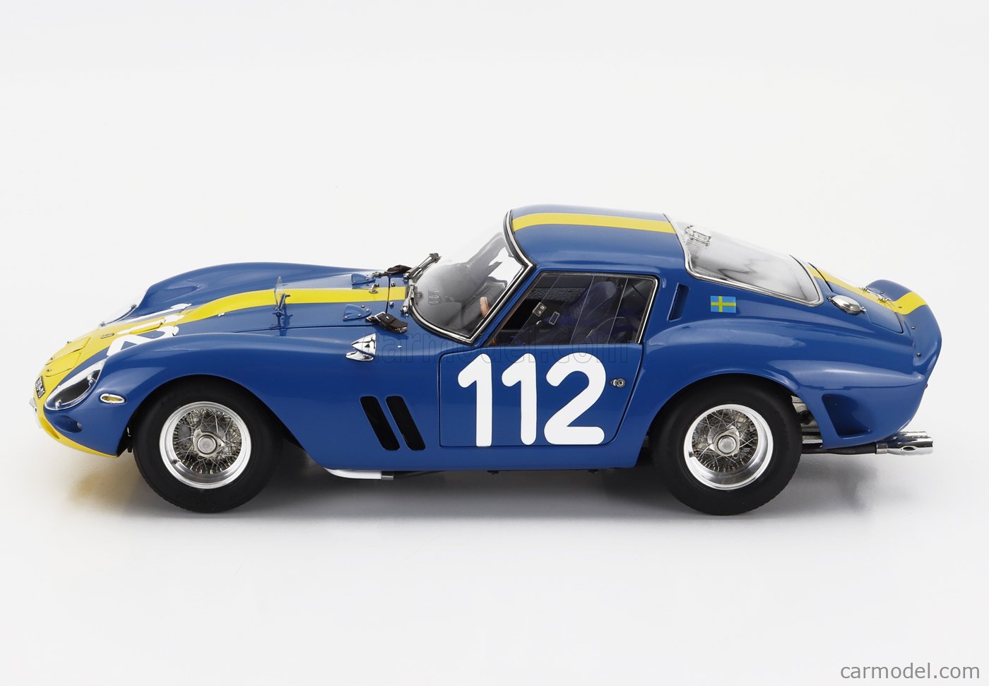 CMC 1:18 Ferrari 250 GTO #112 9ème Targa Florio 1964 Ulf Norinder Picko Troberg M 252