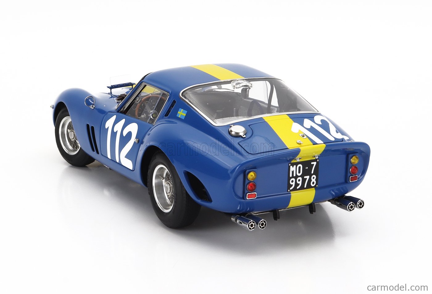 CMC 1:18 Ferrari 250 GTO #112 9ème Targa Florio 1964 Ulf Norinder Picko Troberg M 252