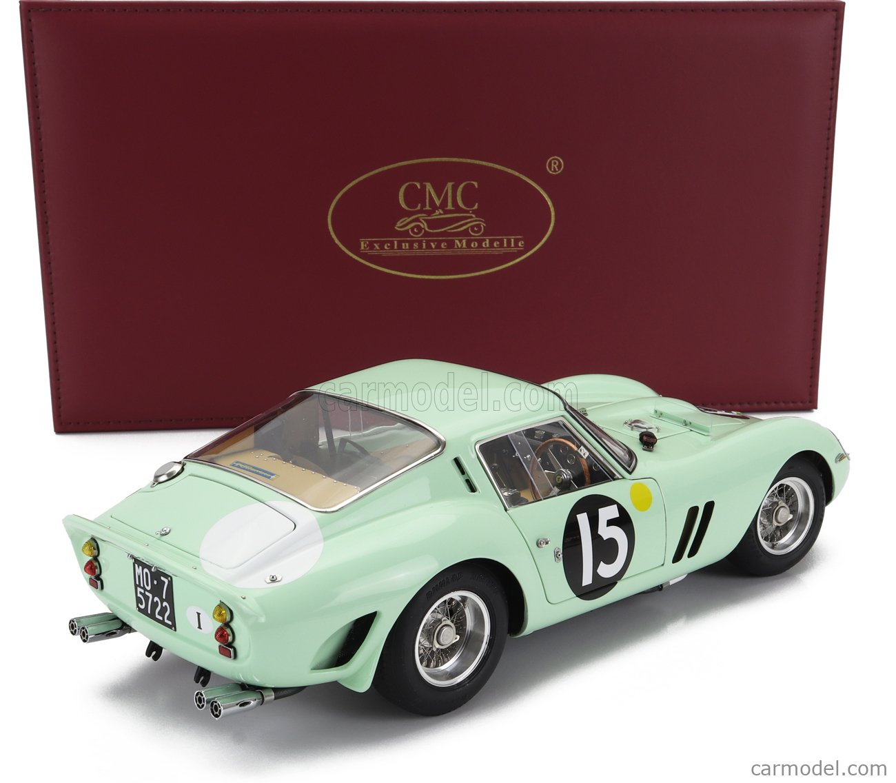CMC 1:18 Ferrari 250 GTO RHD #153 4ème Tour De France 1962 Piper Margulies M 250