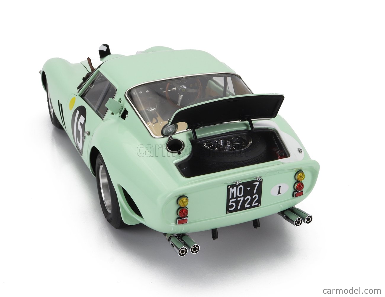 Modellino CMC Ferrari 250 GTO RHD Goodwood 1962 #15 Stirling Moss – Scala 1:18 – M-247 - Foto 3