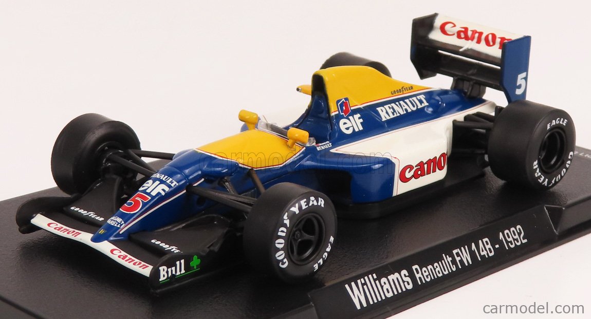 Voiture F1 Williams FW14B Mansell 1992 - Modèle 1/24 Métal