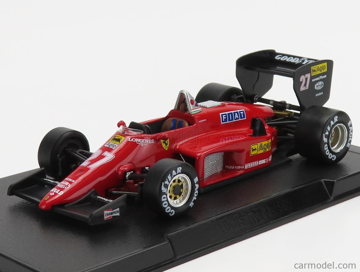 Ferrari 156-85 F1 D'Alboreto 1:18 – Tecnomodel – Neuf (échelle Collection)