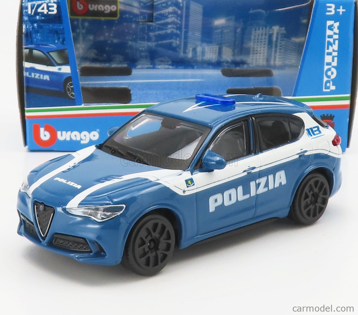 Auto 1:43 Polizia Burago 390836.024