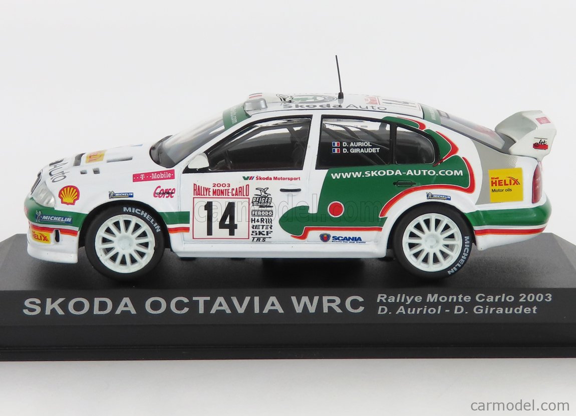 Photo Ancienne Course Auto – Didier Auriol Skoda Octavia WRC Rally 2002