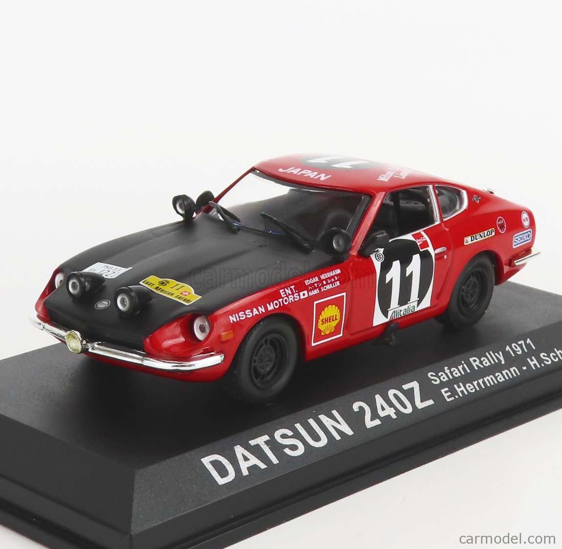 De Agostini 1:43 Datsun 240z N.11 Safary Rally 1971 Ixo | Parcelamento sem juros