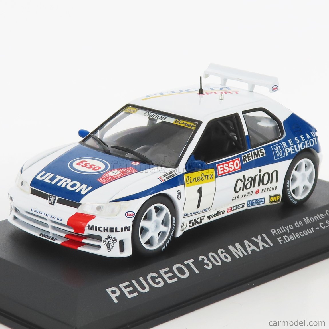 Cadre Photo Voiture Peugeot 306 MAXI 1/43 - Multicolore Bois 3 Photos - Neuf