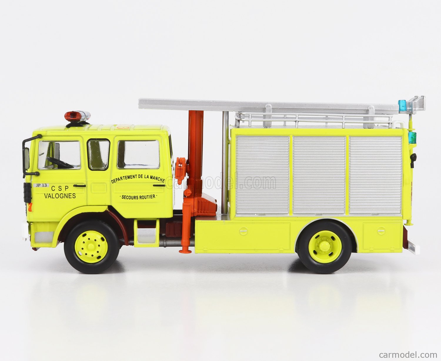 EDICOLA WORLDFIRECENT044 Масштаб 1/43  RENAULT JP13 DOUBLE CABINE SOCCORSO STRADALE SAPEURS POMPIERS FRANCE 1989 YELLOW