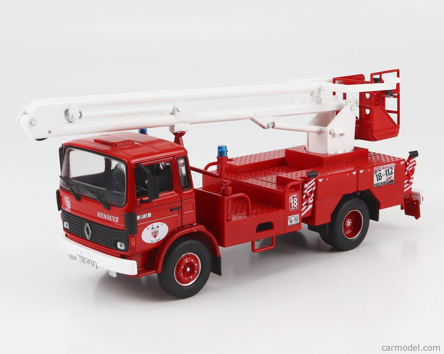 SOLIDO 2118 Scale 1/50 | CITROEN C35 VAN FIRE ENGINE - SAPEURS POMPIERS DE PARIS 1980 RED