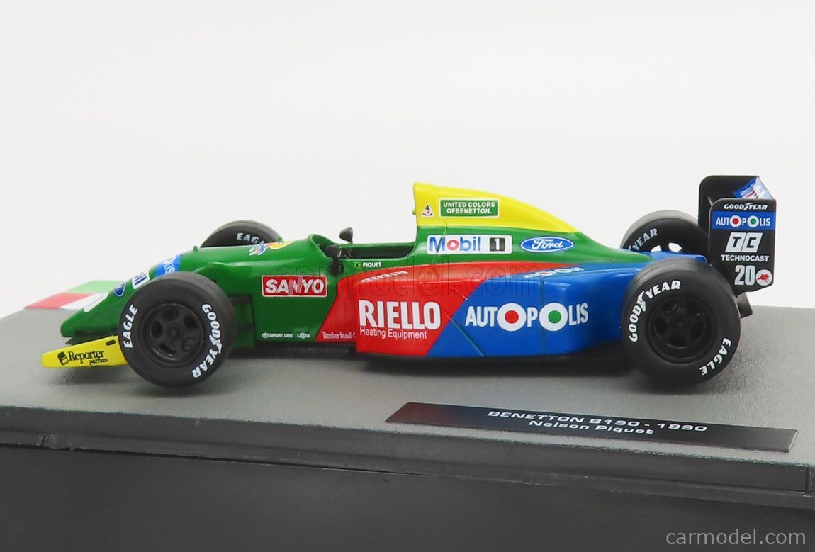 Modèle Collection 1/24 Voiture F1 Benetton B190 1/24 - Nelson