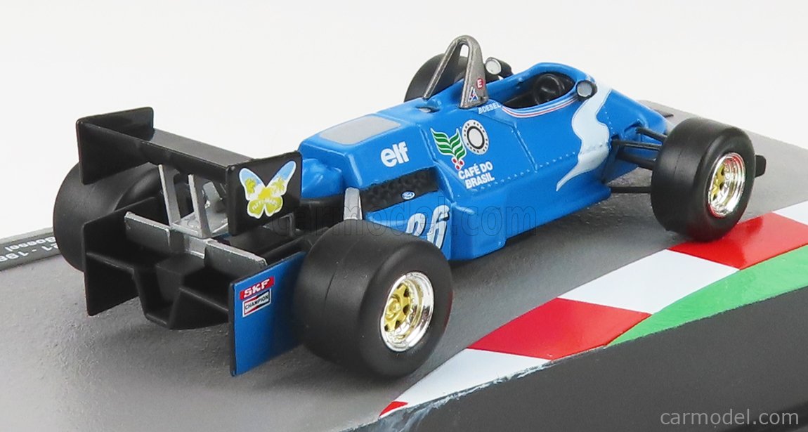 Fábrica de Pilotos: Diorama Ligier Gitanes team 1980 modelo JS 11/15