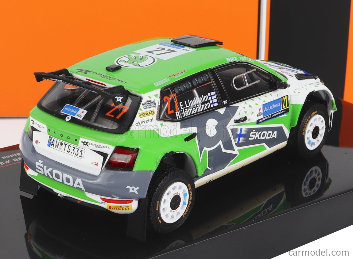 IXO-MODELS RAM863A.22 Масштаб 1/43 | SKODA FABIA RALLY2 EVO N 27