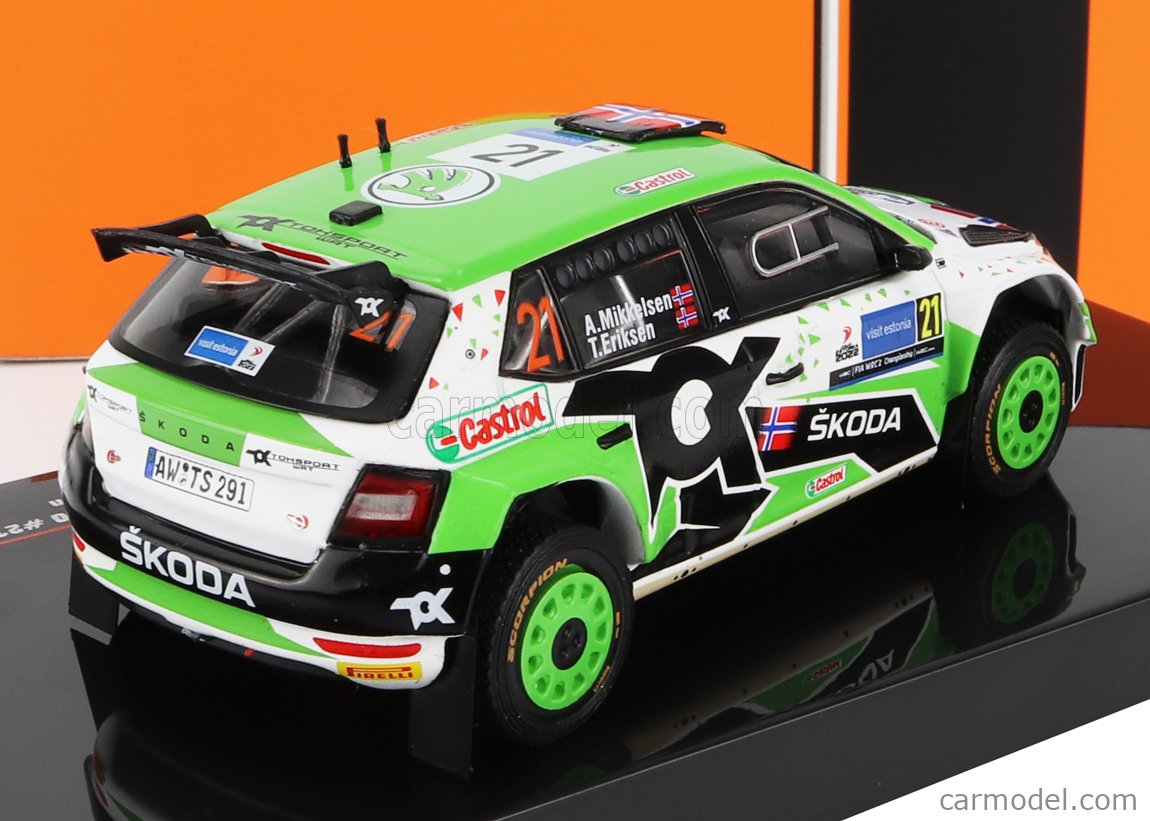 IXO-MODELS RAM862.22 Scale 1/43 | SKODA FABIA RALLY2 EVO N 21