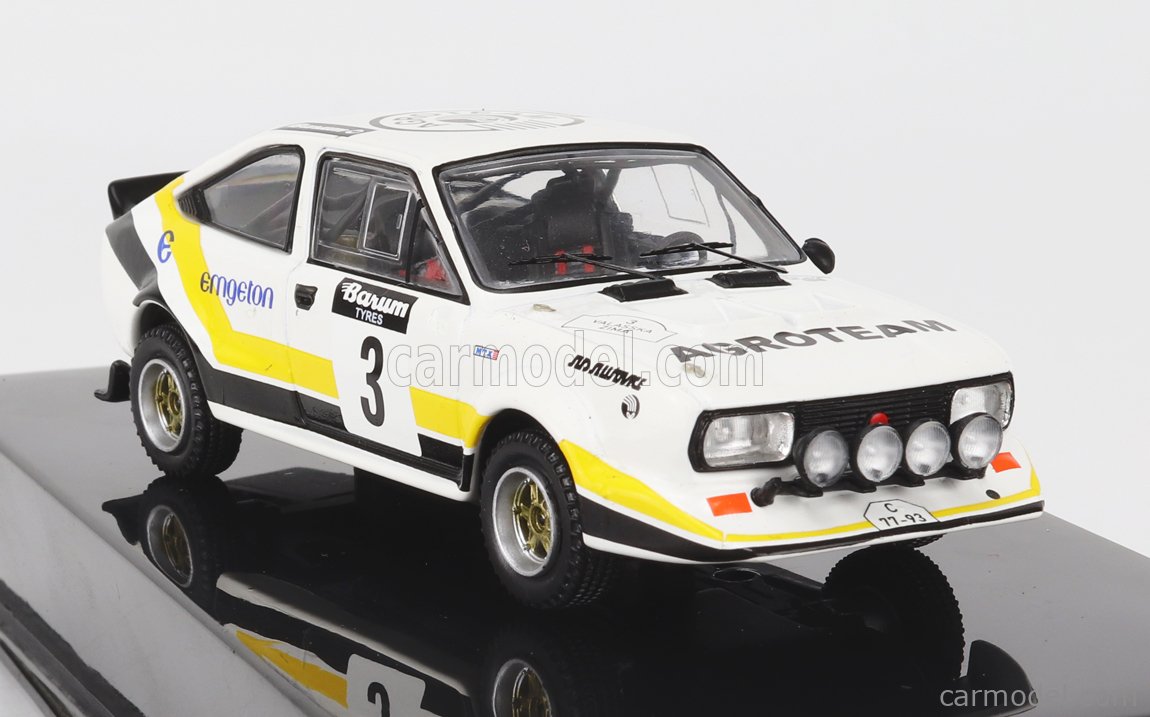 IXO Skoda MTX 160RS N°1 Rallye Sumava 1984 - Échelle 1/43 - Miniature Neuve