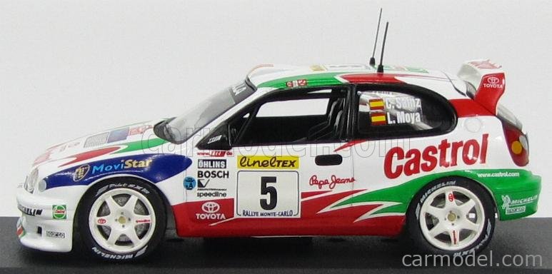 RALLY IXO DIECAST 1/43 Toyota Corolla WRC Sainz/Moya 1998 eRAL040 