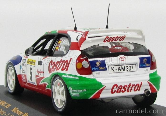 RALLY IXO DIECAST 1/43 Toyota Corolla WRC Sainz/Moya 1998 eRAL040 
