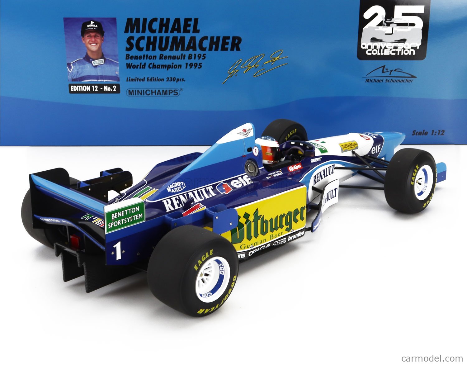 MINICHAMPS 517951201-ED-2 Scale 1/12 | BENETTON F1 B195 TEAM