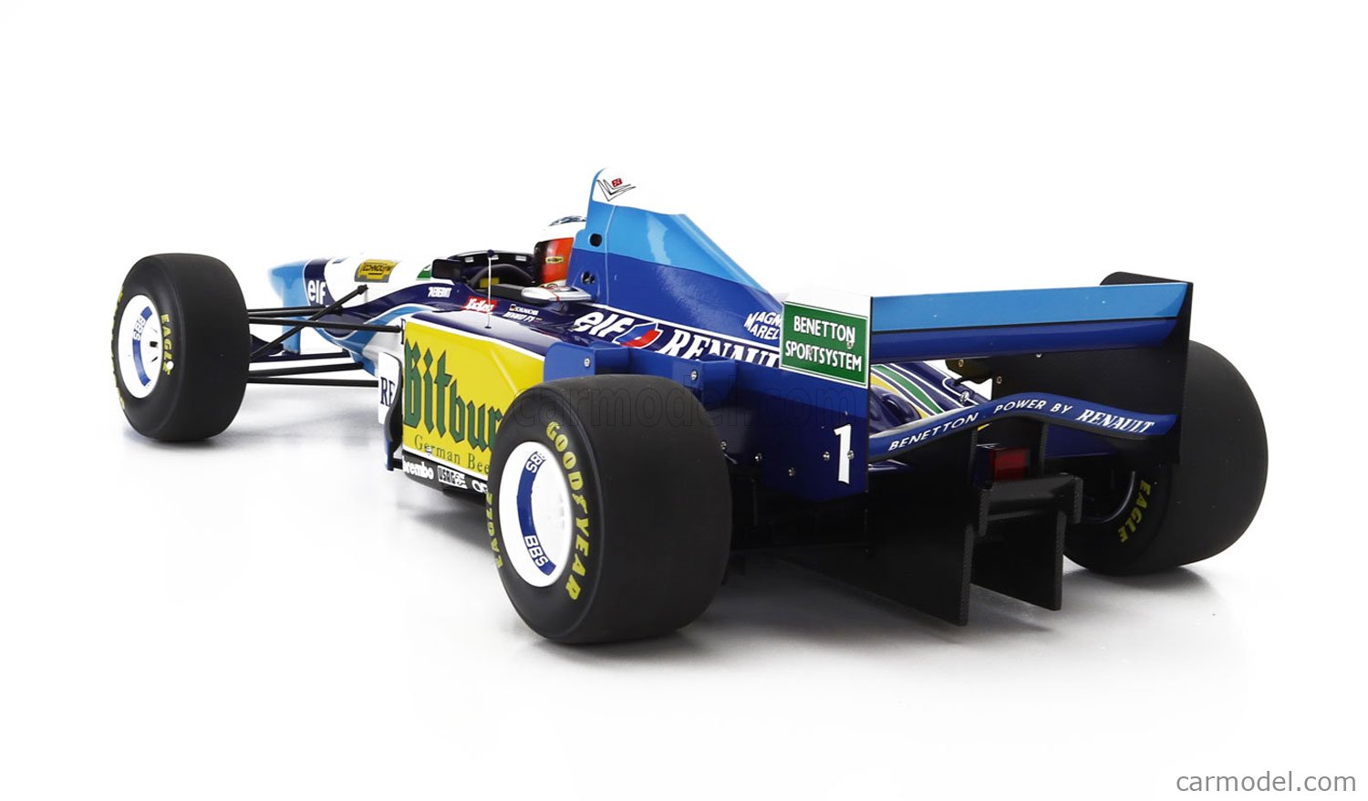 1:43 MINICHAMPS Benetton F1 B195 #1 Winner Monaco Gp 1995 Schumacher 517950501