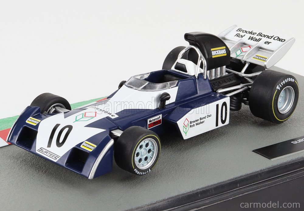 Tecnomodel 1:18 - Surtees TS9B Cosworth #20 1972, Maquette Voiture Rouge, édition Limitée KidBX