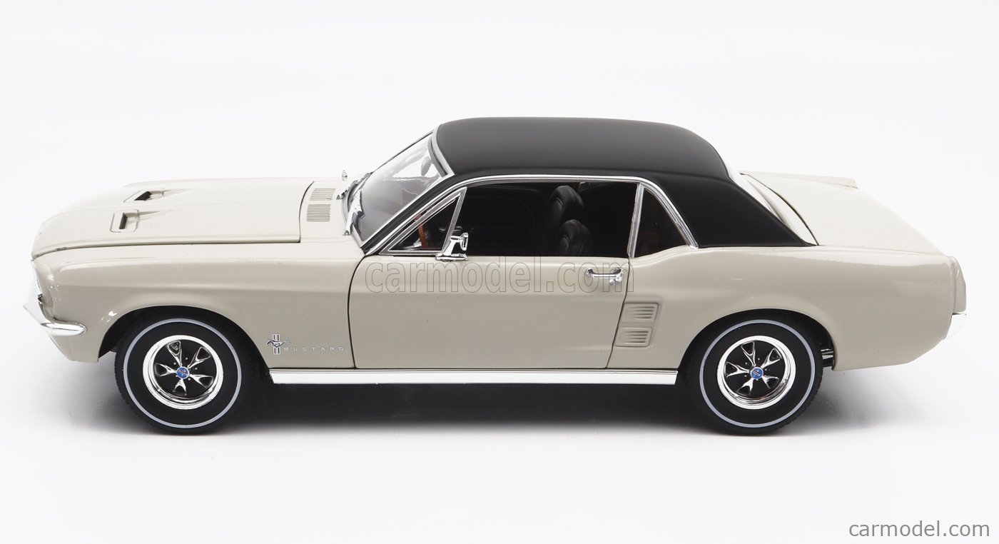 GREENLIGHT 13641 Masstab: 1/18  FORD USA MUSTANG COUPE 1967 - THE SHE COUNTRY MUSTANG AUTUMN SMOKE BLACK