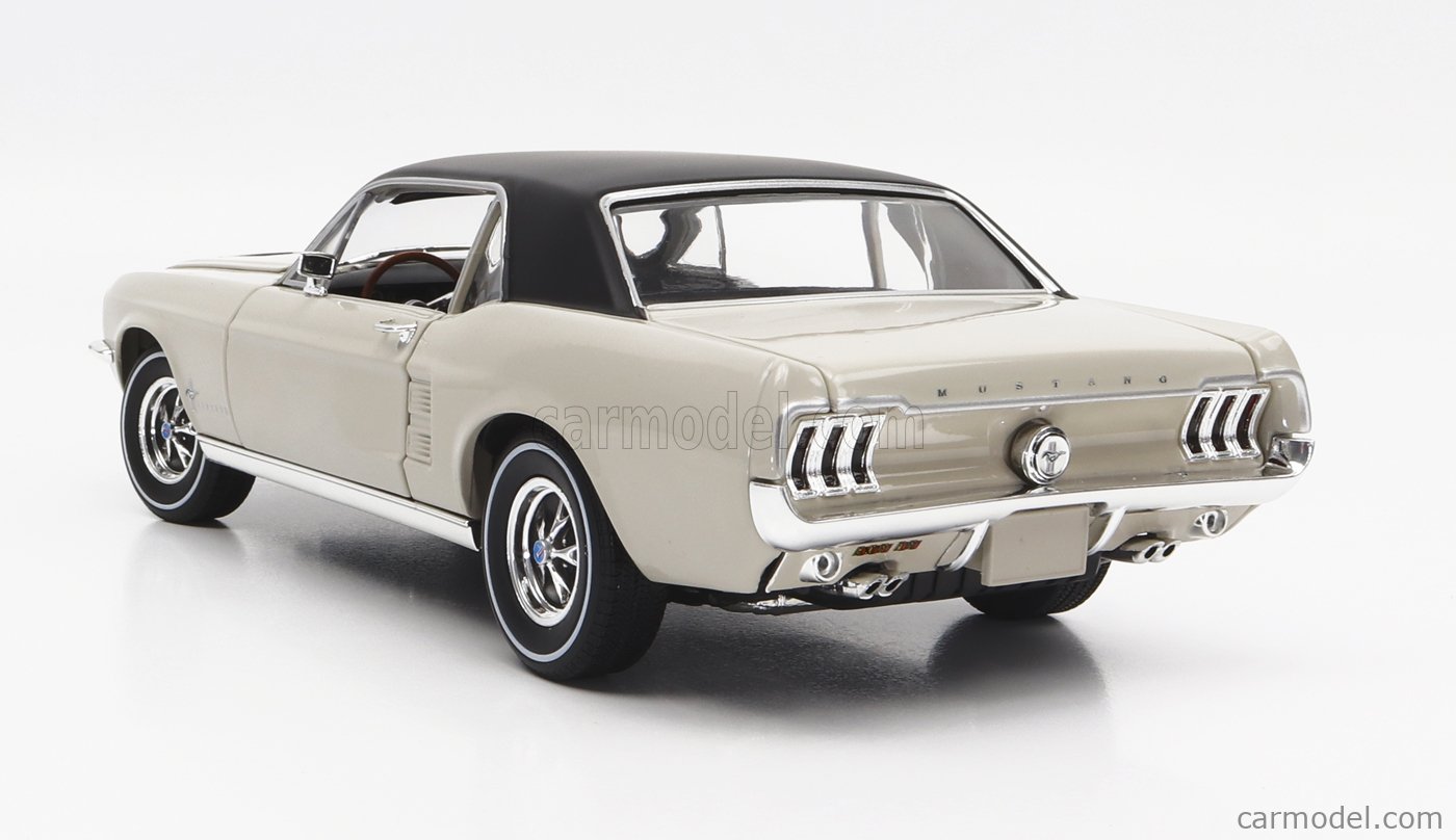 GREENLIGHT 13641 Masstab: 1/18  FORD USA MUSTANG COUPE 1967 - THE SHE COUNTRY MUSTANG AUTUMN SMOKE BLACK