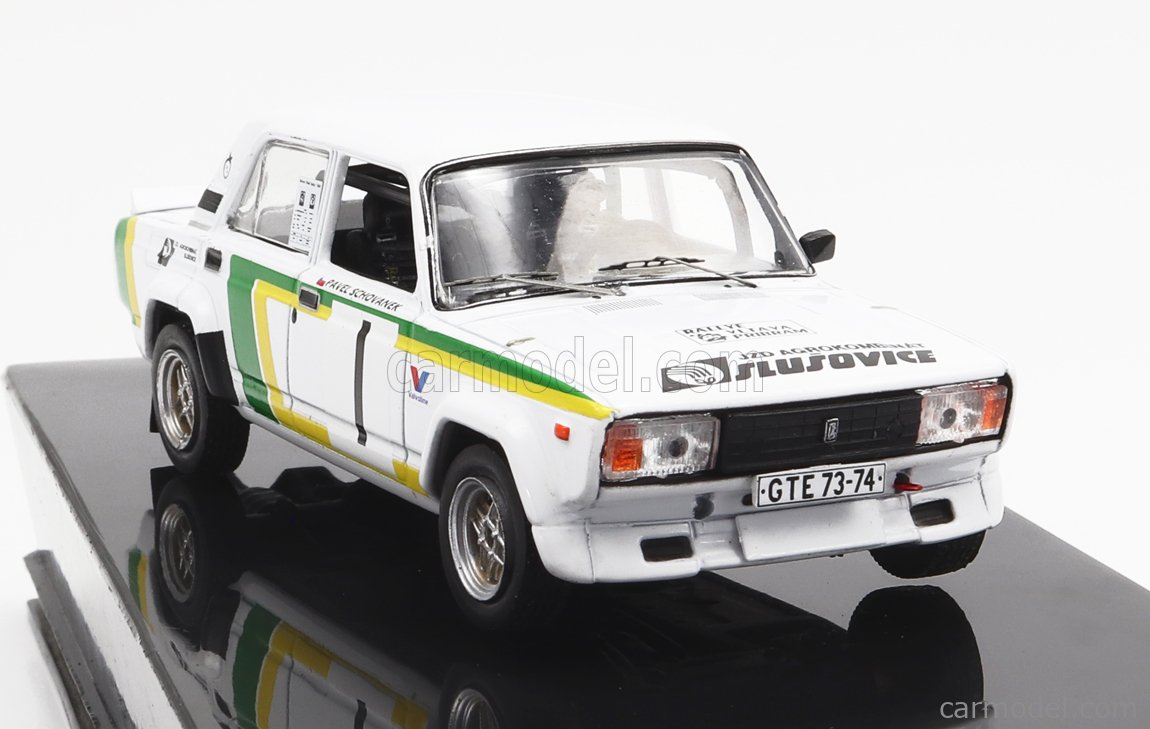 Miniature 1:18 IXO – Lada Fiat 2105 #159 – Rallye 1000 Lacs 1987 – Boîte