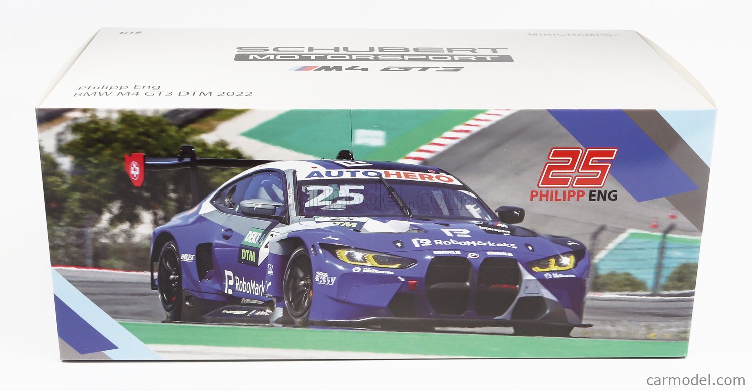 Minichamps BMW M4 GT3 31 DTM Champion Hockenheim 2022 Sheldon Van Der Linde 1 18 Minichamps