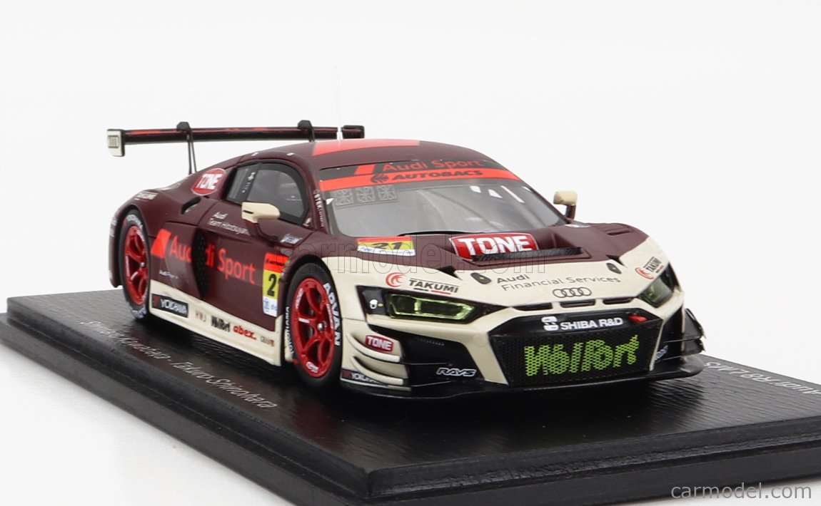 SPARK-MODEL SGT018 Scale 1/43 | AUDI R8 LMS TEAM AUDI HITOTSUYAMA N 21 ...
