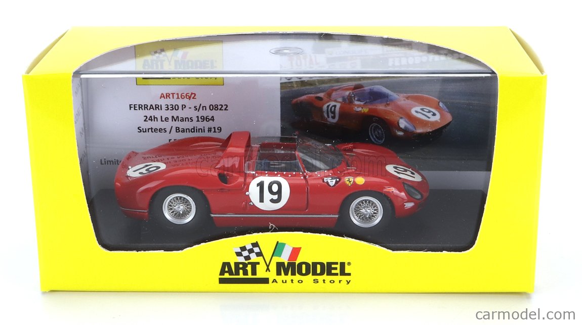 ART-MODEL ART166/2 Scale 1/43 | FERRARI 330P 4.0L V12 TEAM SEFAC ...