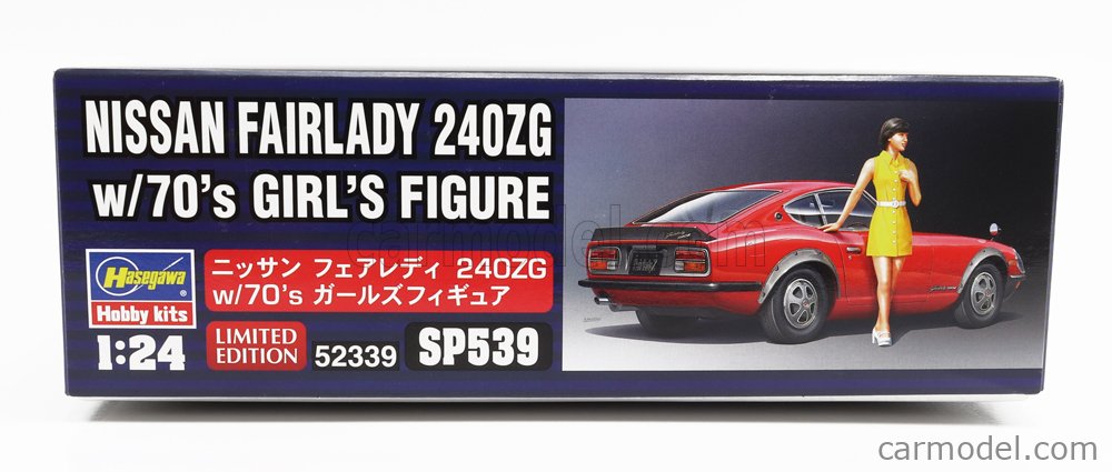 NISSAN - FAIRLADY 240ZG COUPE WITH 70s GIRL FIGURE 1972