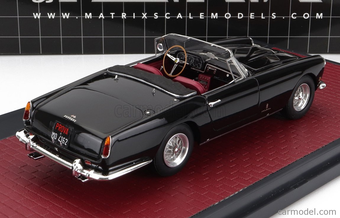 MATRIX SCALE MODELS MX40604-122 Masstab: 1/43  FERRARI 250 GT 2-SERIES PININFARINA SPIDER CABRIOLET OPEN 1960 BLACK