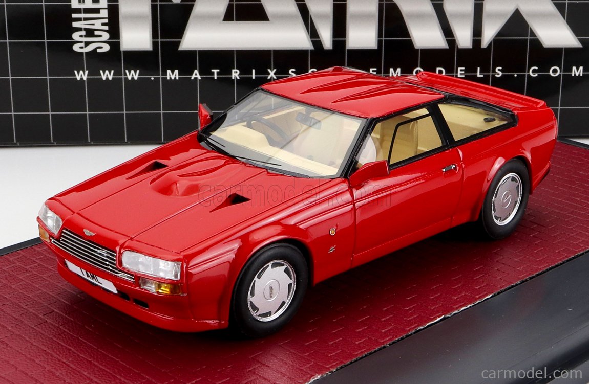 Matrix 1/43 – Aston Martin V8 Zagato Rouge 1986, Modèle Résine (prévente)