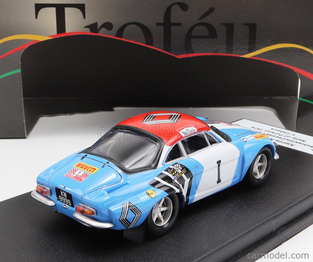 TROFEU TRRMA01 Scale 1/43 | RENAULT ALPINE A110 N 8 RALLY DU MAROC 1974