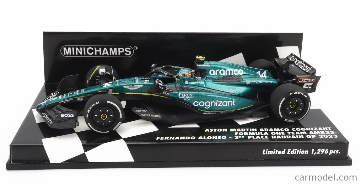 Modèle Réduit 1/43 BURAGO Aston Martin F1 AMR23 N°18 - Voiture De Collection F1