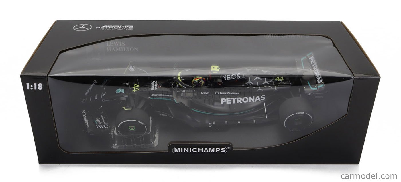 MINICHAMPS 1/18 MERCEDES-AMG PETRONAS F1 W14 N 44 2nd AUSTRALIAN GP '23