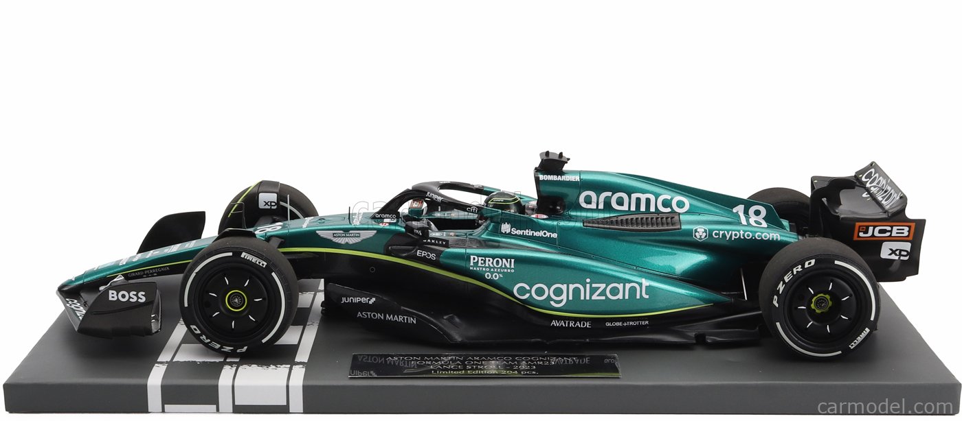 ミニカー　1/18 Aston Martin AMR23 #18 Aston Martin Aramco Cognizant F1 Team 9th Canada GP 2023 Lance Stroll [18S957] MINICHAMPS 117230118 Scale 1/18 | ASTON MARTIN F1 AMR23 TEAM