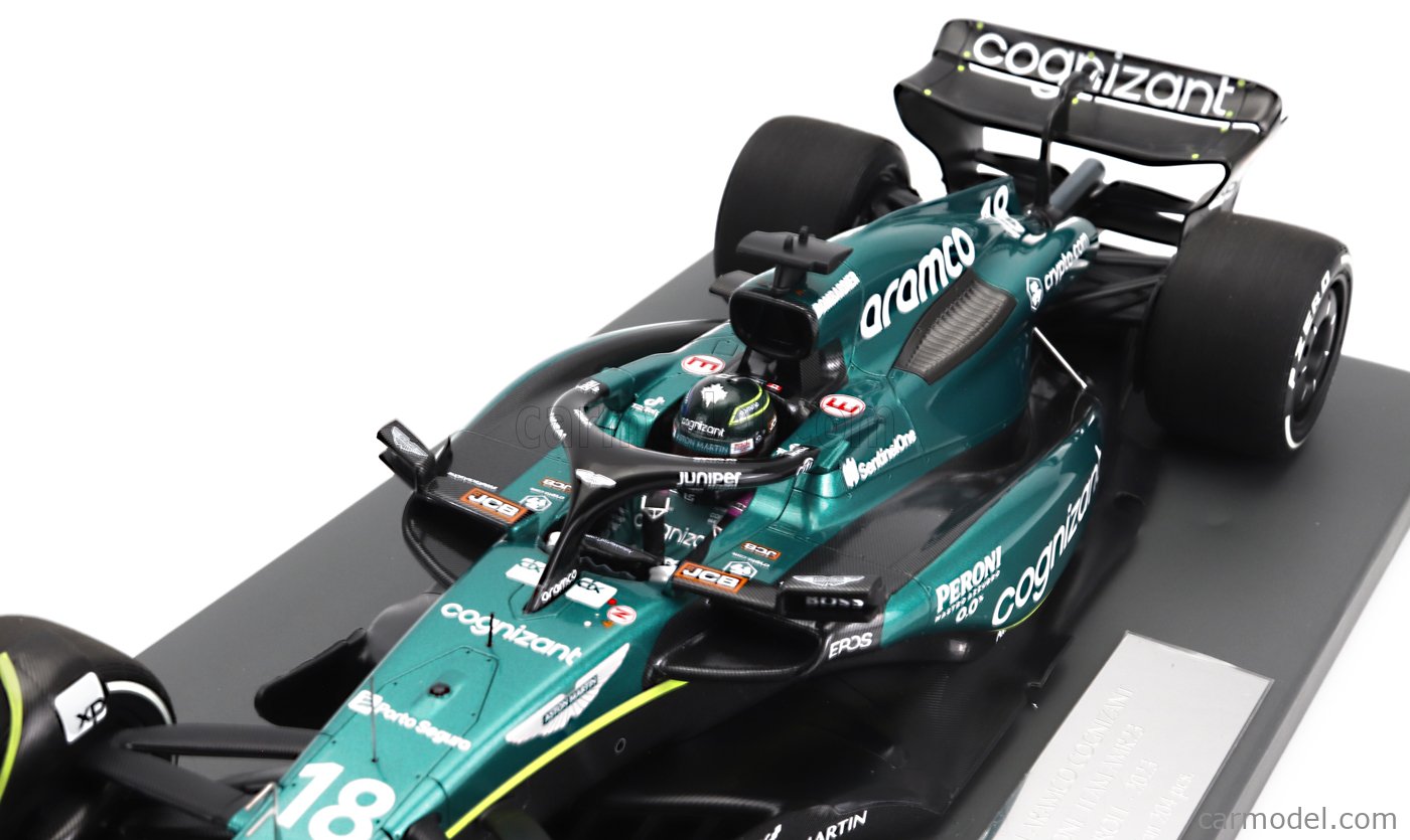 ミニカー　1/18 Aston Martin AMR23 #18 Aston Martin Aramco Cognizant F1 Team 9th Canada GP 2023 Lance Stroll [18S957] 41048-large_default.jpg