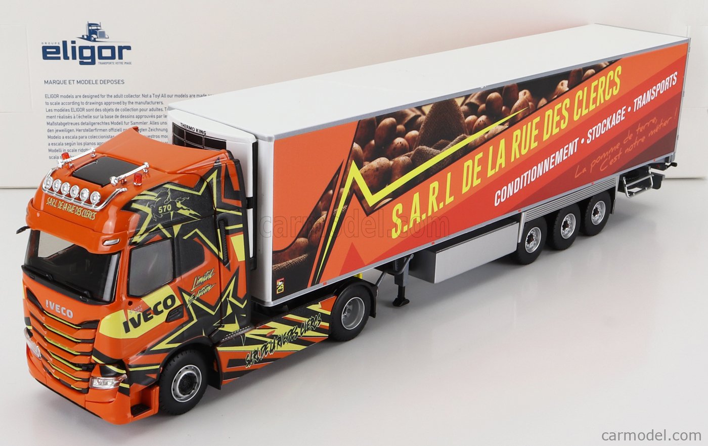 Eligor 1/43 – Freightliner Swift Semi-fourgon (occasion, à Restaurer)