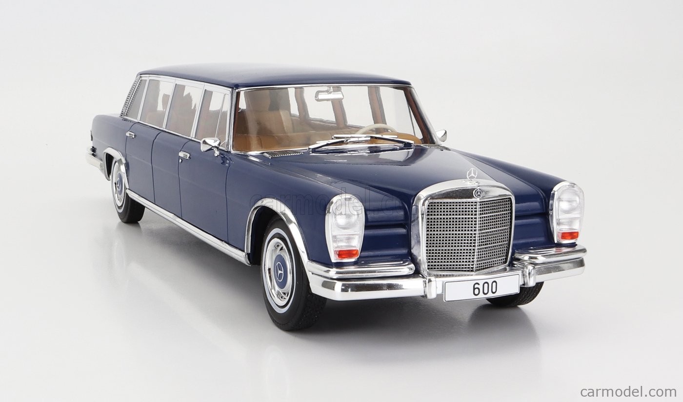 Miniature Mercedes Classe S 600 Pullman W100 1969 - MCG 1/18, Noire, Neuve