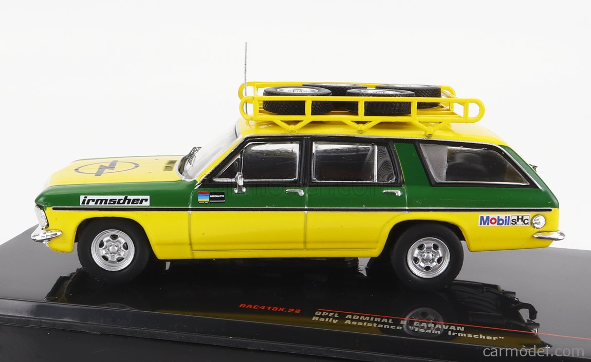 Ixo Opel Admiral B Caravan 1:43 – Team Irmscher Rally Assistance 1974
