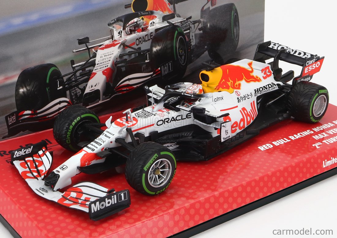 RED BULL - F1 RB16B HONDA RA620H TEAM ASTON MARTIN N 33 WORLD CHAMPION 2nd  TURKISH GP 2021 MAX VERSTAPPEN