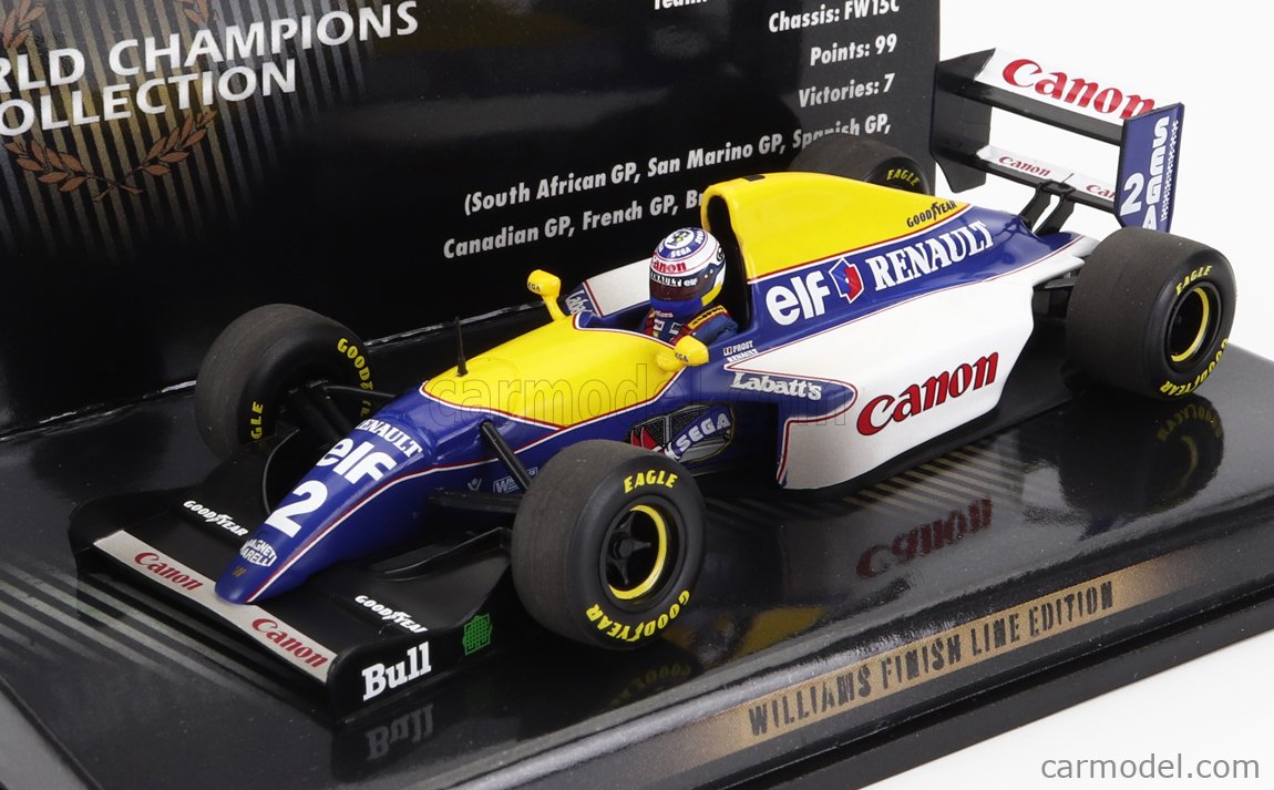MINICHAMPS 436936602 Scale 1/43 | WILLIAMS F1 RENAULT FW15 N 2 WORLD ...