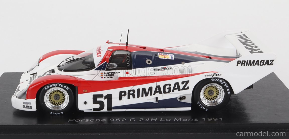 Miniature Spark Porsche 962 C N°51, Le Mans 1991, échelle 1/43